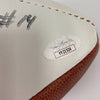 Jim Brown Otto Graham Paul Warfield Lou Groza Signed Browns HOF Football JSA