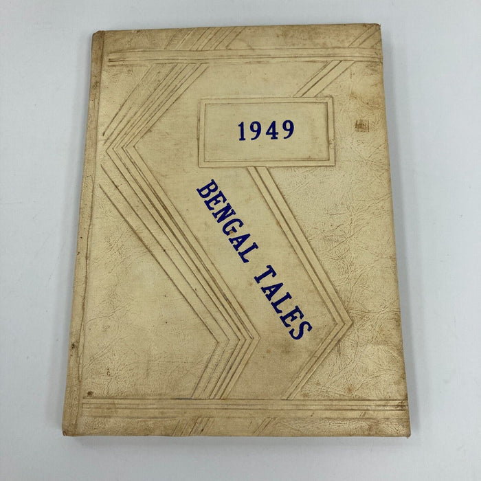 Mickey Mantle Signed 1949 Commerce High School Yearbook JSA & PSA DNA COA