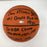 Magic Johnson Signed Heavily Inscribed STATS Basketball 18/32 JSA & Steiner COA