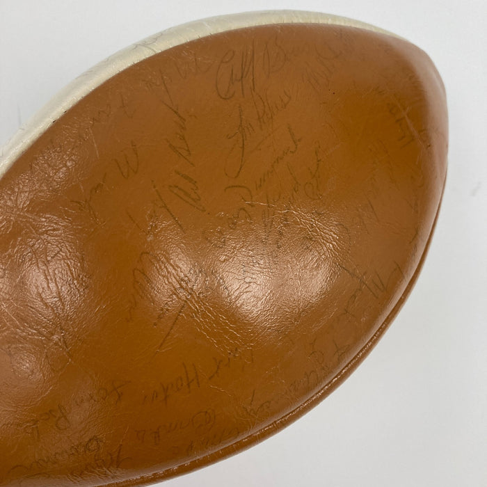 1973 Notre Dame Fighting Irish NAtional Champions Team Signed Football