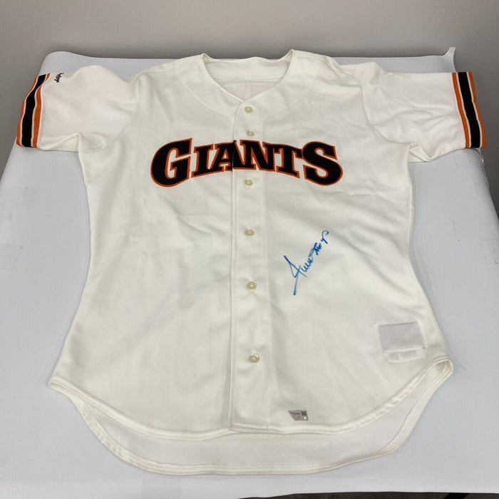 Willie Mays Signed San Francisco Giants Authentic Game Model Jersey PSA DNA COA