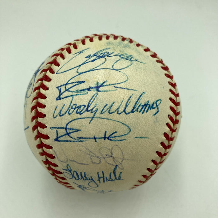 1993 Toronto Blue Jays World Series Champs Team Signed Baseball JSA COA