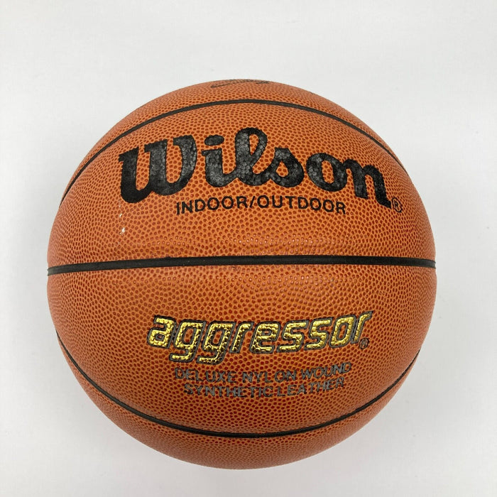 1985-1987 Boston Celtics Team Signed Basketball JSA COA
