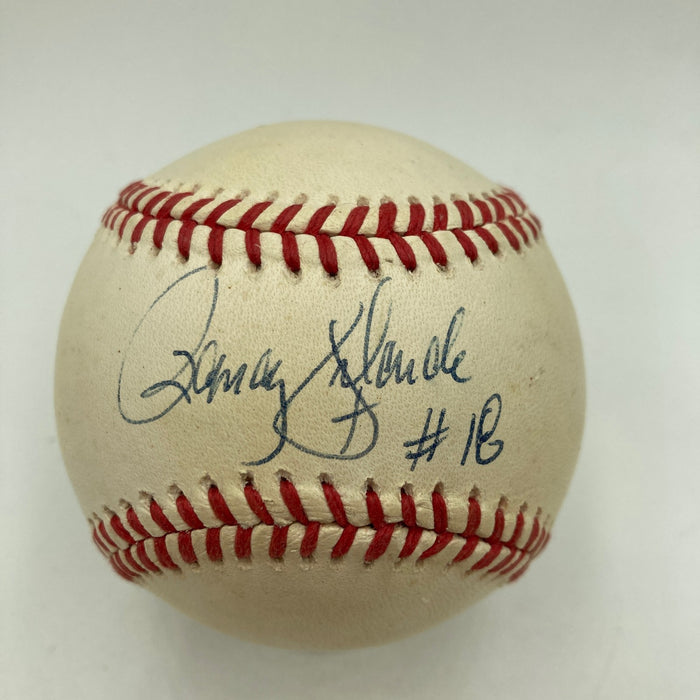 Randy Velarde Signed Official American League Baseball