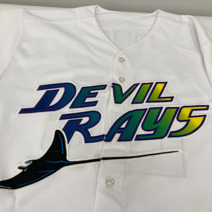 Fred McGriff Signed Game Issued Tampa Bay Devil Rays Russell Jersey JSA COA