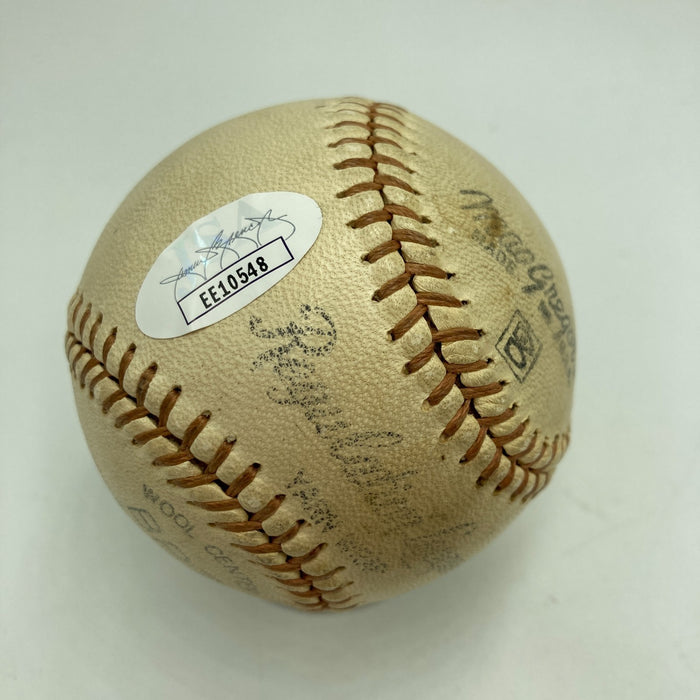 Nolan Ryan Vintage 1969 New York Mets Multi Signed Baseball JSA Certified