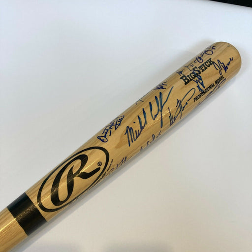 2001-02 MLB Top Prospects Multi Signed Baseball Bat With Josh Beckett