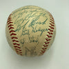 Beautiful Jackie Robinson 1952 All Star Game Team Signed Baseball JSA COA