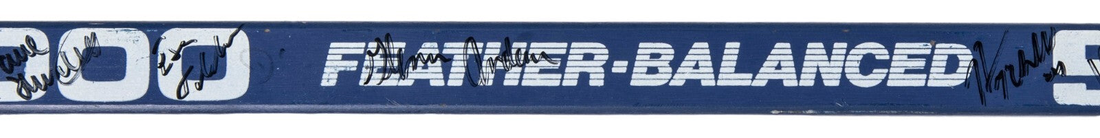1987-88 Edmonton Oilers  Stanley Cup Champs Team Signed Stick Wayne Gretzky JSA