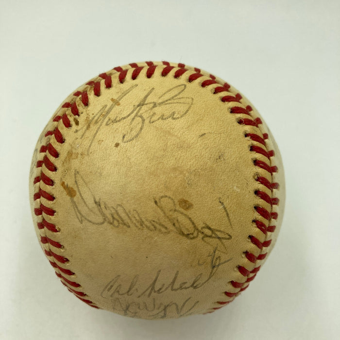 1986 Boston Red Sox AL Champs Team Signed 1986 World Series Game Baseball