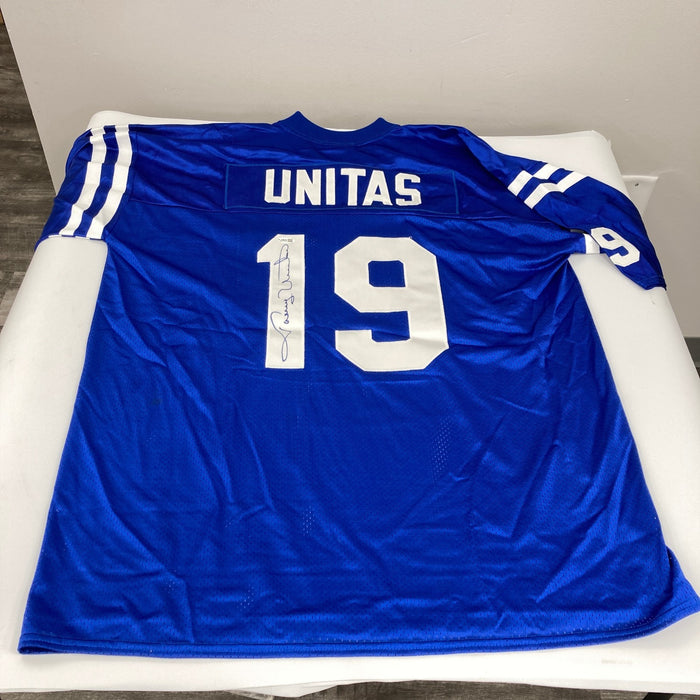 Johnny Unitas Signed Baltimore Colts Jersey JSA COA
