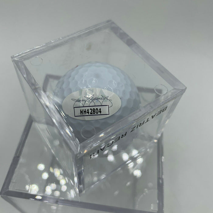 Beatriz Recari Signed Autographed Golf Ball PGA With JSA COA
