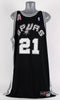 Tim Duncan Signed Game Used 2001-02 San Antonio Spurs Jersey MEARS A10 JSA COA