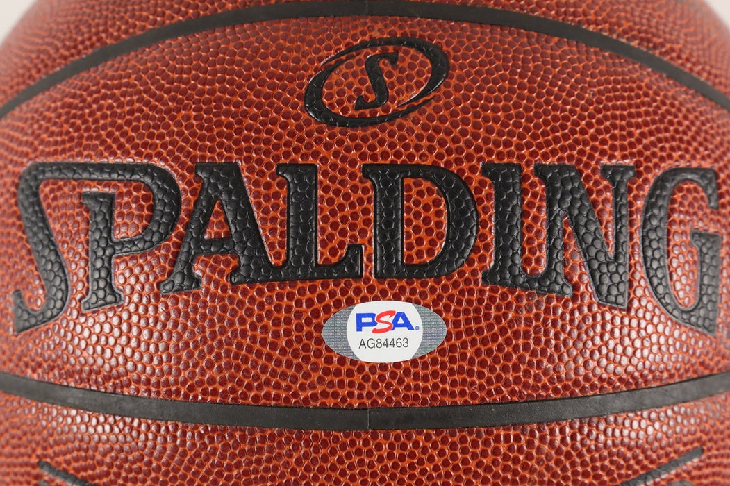 Kobe Bryant & Lebron James 2008 Team USA Signed Basketball Olympics PSA DNA