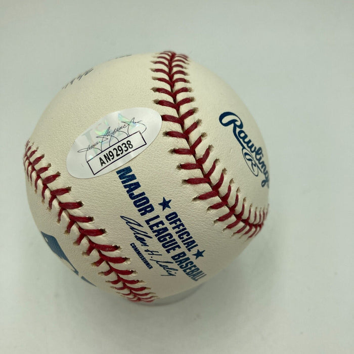 Bob Feller Signed Heavily Inscribed Career STAT Baseball JSA COA