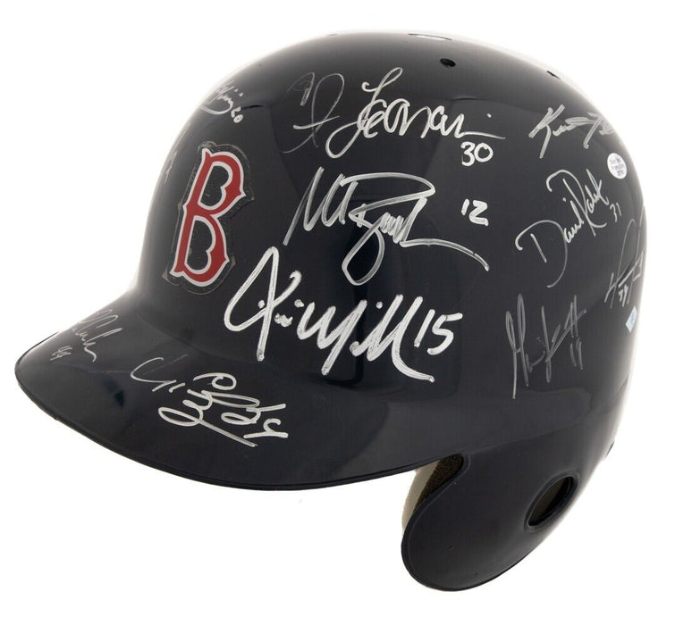 2004 Boston Red Sox World Series Champs Team Signed Helmet JSA COA