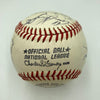 Joe Cronin Joe Medwick Earl Averill Max Carey HOF Multi Signed Baseball PSA JSA