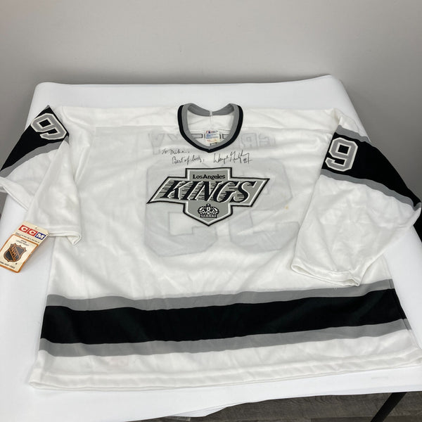 Wayne Gretzky Signed Los Angeles Kings Authentic Game Model CCM Jersey Beckett