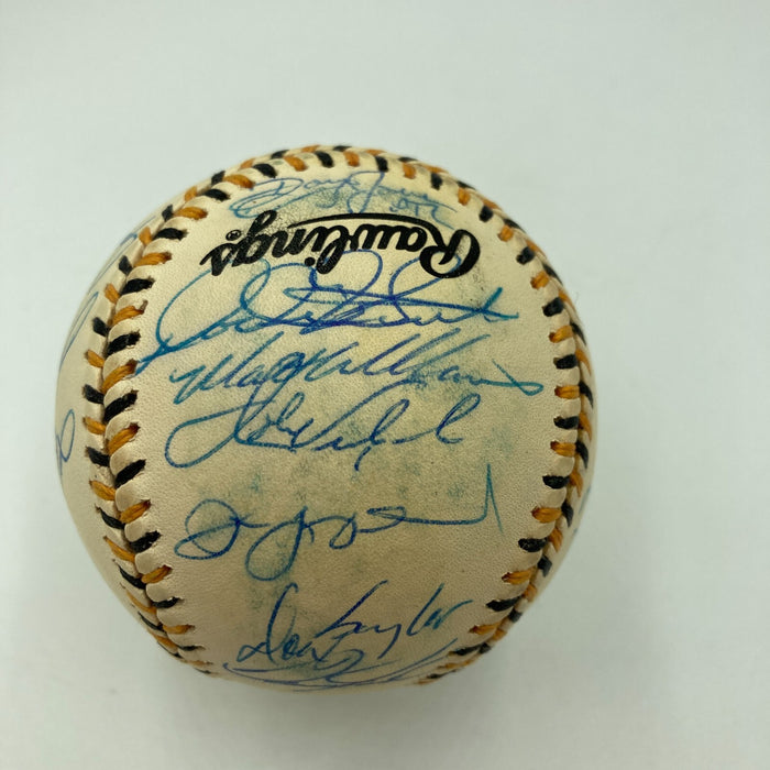 1994 All Star Game National League Team Signed Baseball Barry Bonds PSA DNA COA