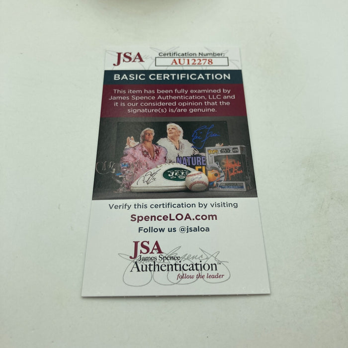 John David Crow Signed Vintage AL Baseball Heisman Trophy Winner JSA COA