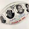 1989 HOF Induction Signed Football 45 Sigs Johnny Unitas Bart Starr Landry JSA