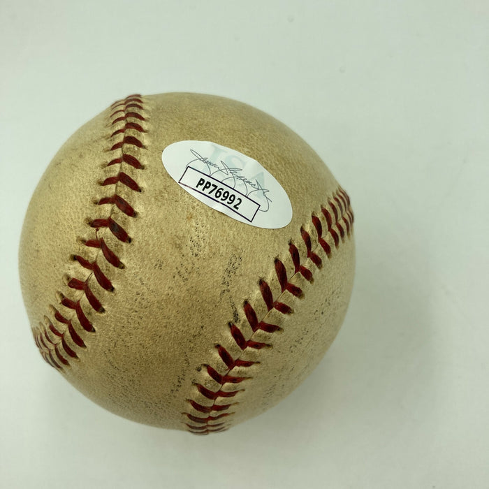 Stan Musial Playing Days Signed 1950's National League Giles Baseball JSA COA