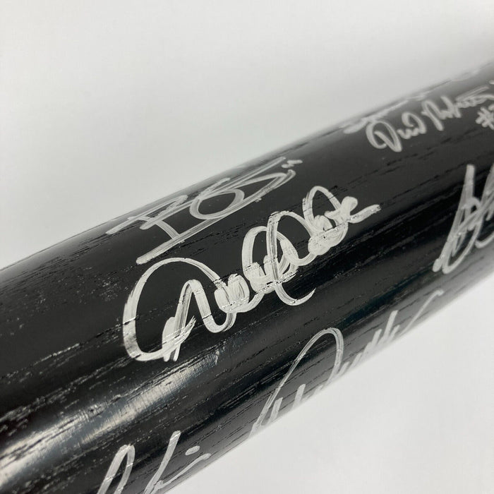 2009 New York Yankees World Series Champs Team Signed Bat #7/50 Steiner COA