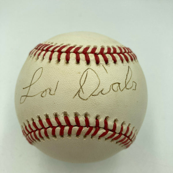 Lou Dials Signed Official Major League Baseball Negro League Legend JSA COA