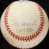 Willie Mays, Hank Aaron & Stan Musial Total Baseball Signed Baseball JSA COA