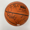 1997-98 Chicago Bulls NBA Champs Team Signed Game Basketball The Last Dance JSA