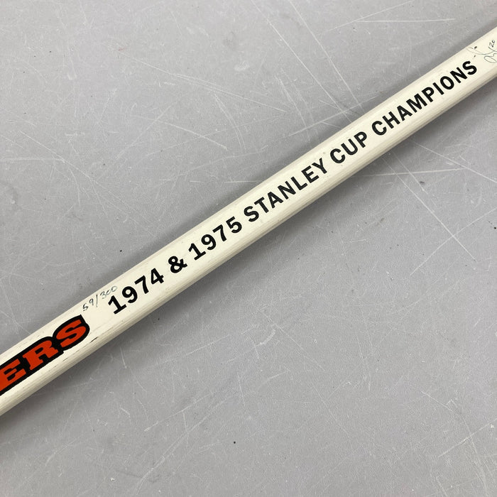 1974-1975 Philadelphia Flyers Stanley Cup Champs Team Signed Hockey Stick JSA CO