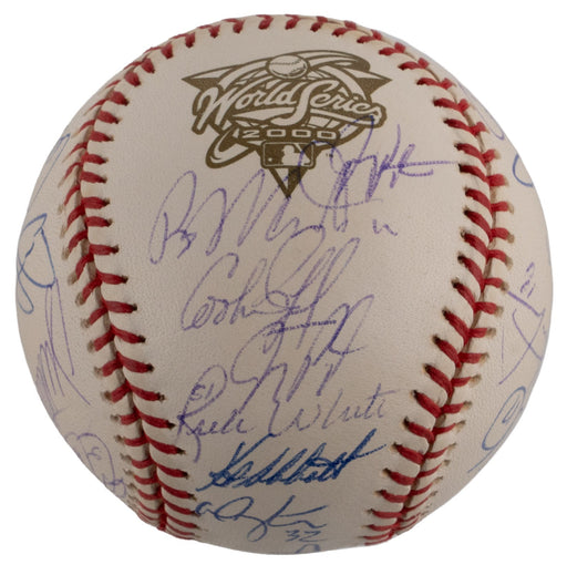 2000 New York Mets NL Champs Team Signed World Series Baseball PSA DNA COA