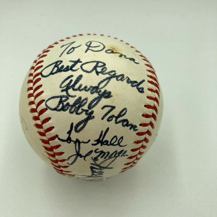 Willie Mays Johnny Bench Tony Perez 1960's Signed American League Baseball BAS