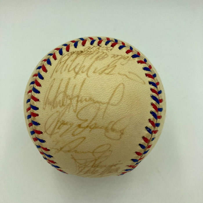 Derek Jeter Ken Griffey Jr. Cal Ripken Jr 1999 All Star Game Signed Baseball JSA