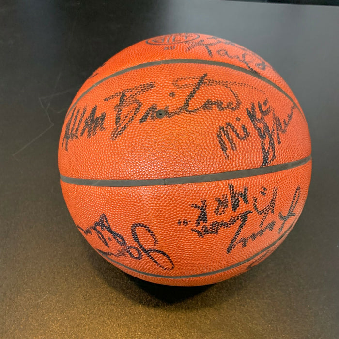 Rare 1977-78 San Antonio Spurs Team Signed Official Wilson Game Basketball JSA