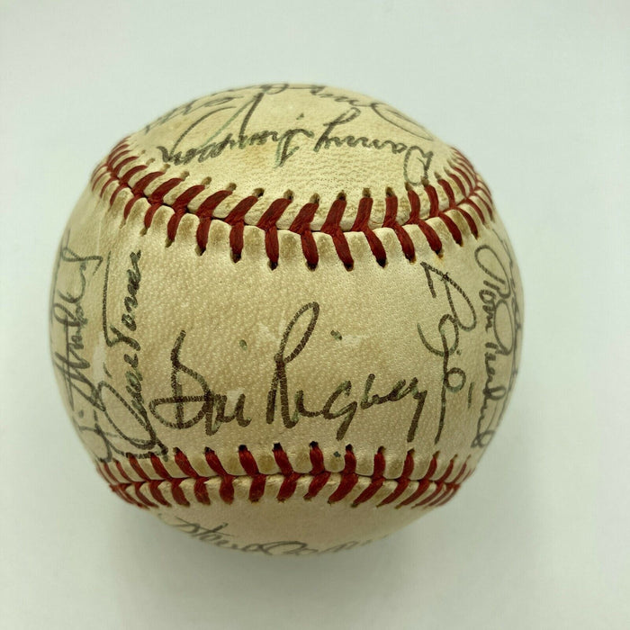 1971 Minnesota Twins Team Signed Baseball Killebrew Carew Blyleven Oliva JSA COA
