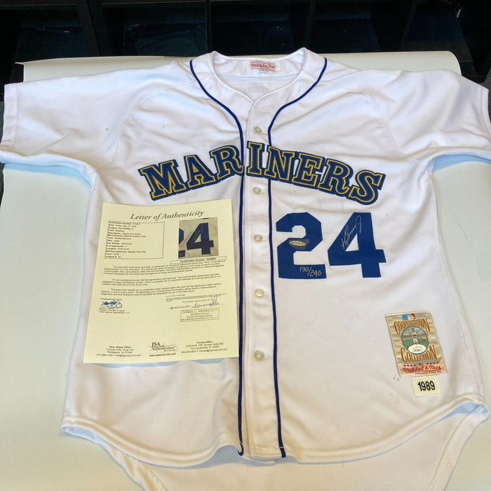 Ken Griffey Jr. Signed 1989 Seattle Mariners Rookie Jersey JSA COA & UDA Holo