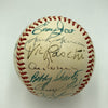 1952 All Star Game Team Signed Baseball Satchel Paige Mickey Mantle JSA COA