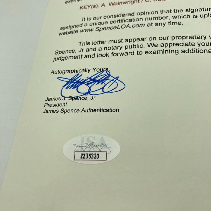 2013 Boston Red Sox & St. Louis Cardinals Signed World Series Baseball JSA COA