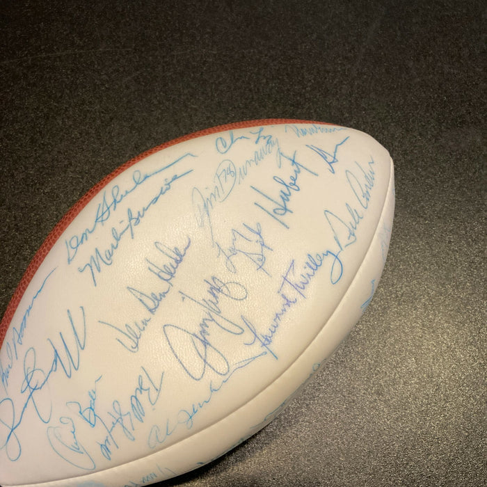 1972 Miami Dolphins Super Bowl Champs Team Signed Wilson Football 40+ Sigs JSA