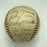 1953 New York Yankees World Series Champs Team Signed Baseball Mickey Mantle JSA