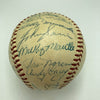 1953 New York Yankees World Series Champs Team Signed Baseball Mickey Mantle JSA