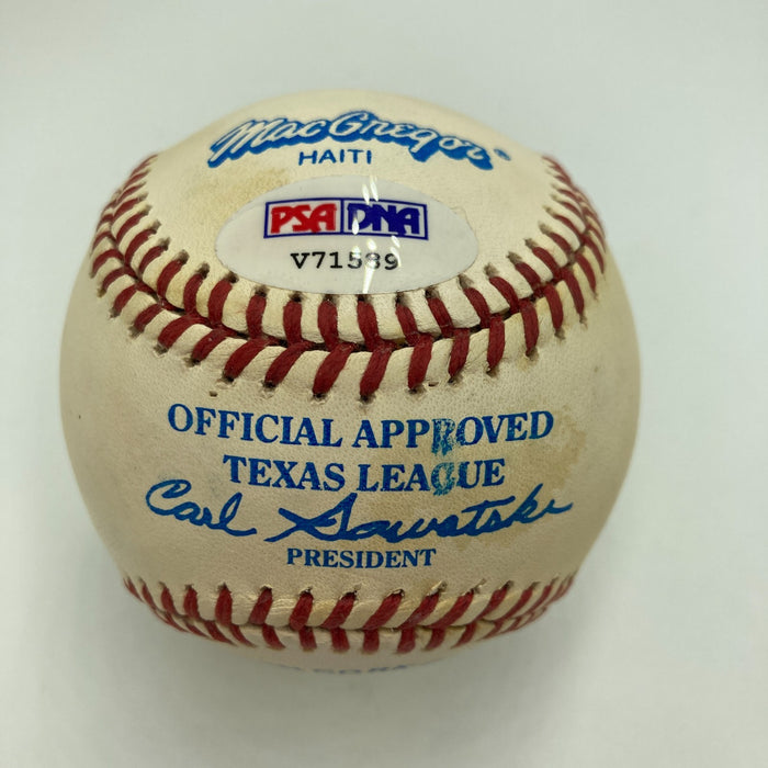 Gregg Jefferies 1987 MVP Rookie Signed Minor League Baseball PSA DNA COA