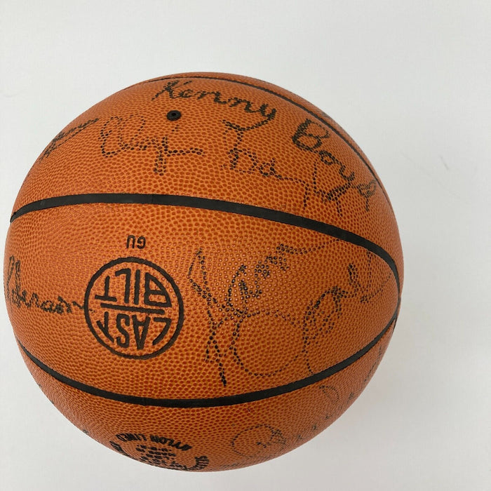 Pete Maravich Pistol Pete 1974-75 New Orleans Jazz Team Signed Basketball JSA
