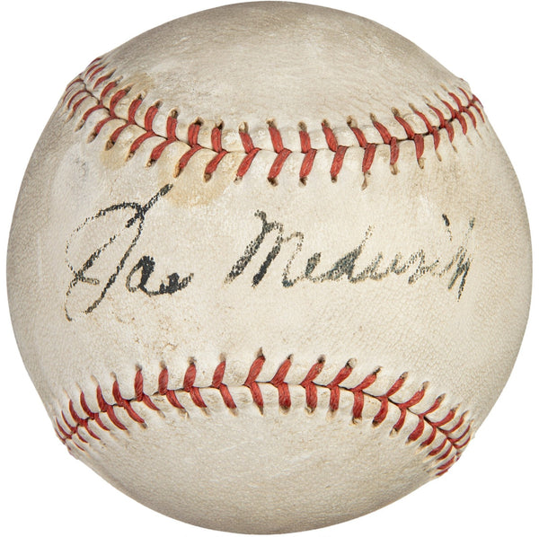 Joe Medwick Single Signed Baseball PSA DNA & JSA COA