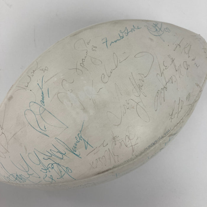 1982 Philadelphia Eagles Team Signed Wilson NFL Football Beckett COA