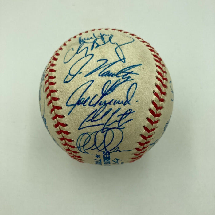 1999 New York Yankees W.S. Champs Team Signed Baseball Mariano Rivera PSA DNA