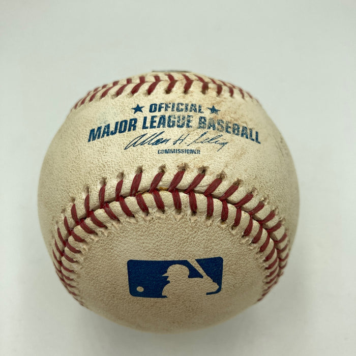 Joe Mauer Signed 2006 Playoff Clinching Game Used Baseball JSA COA & MLB