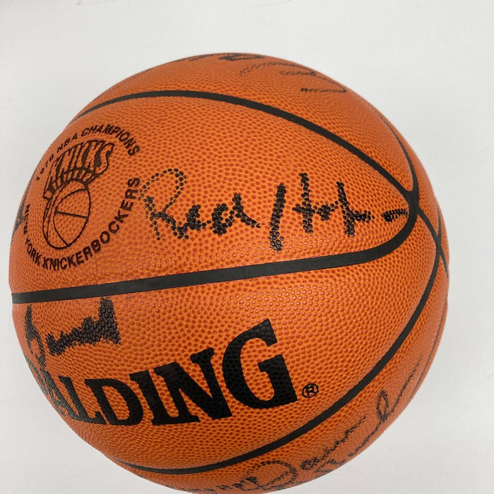 1969 - 1970 New York Knicks NBA Champs Team Signed Basketball JSA