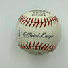 Joe Dimaggio Willie Mays & Johnny Unitas Signed 1970's Baseball With JSA COA